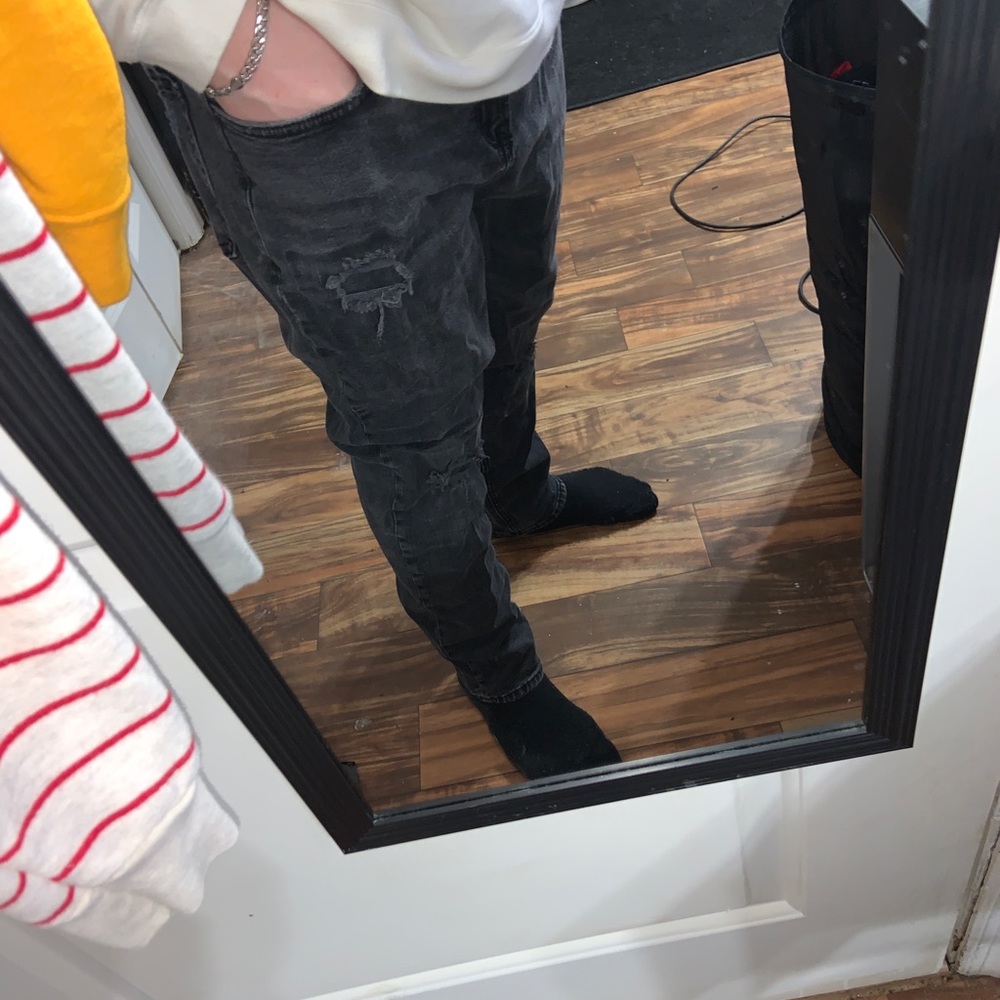 Old Navy Relaxed Fit Black Jeans